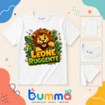 T-Shirt Bambino - Leone Ruggente - immagine 2